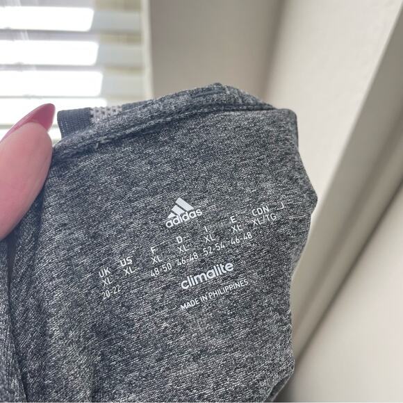 Adidas Grey Tank Top XL Annette - Picture 4 of 9